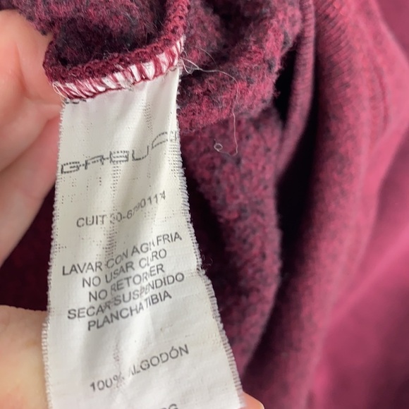 Black Gold By Gabucci Red Pullover Sweatshirt Size 42 - Picture 5 of 5